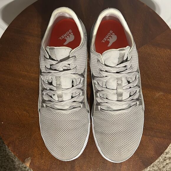 🔥 SOREL Women's Out 'N About III Plus Lace Sneaker Waterproof Suede Sneakers - Picture 5 of 14